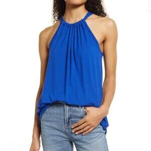 Loveappella Blue Top With Tie Ea 21